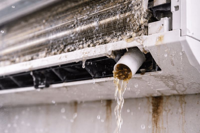 空氣髒污加上潮濕天氣，冷氣排水孔堵塞問題一次解析